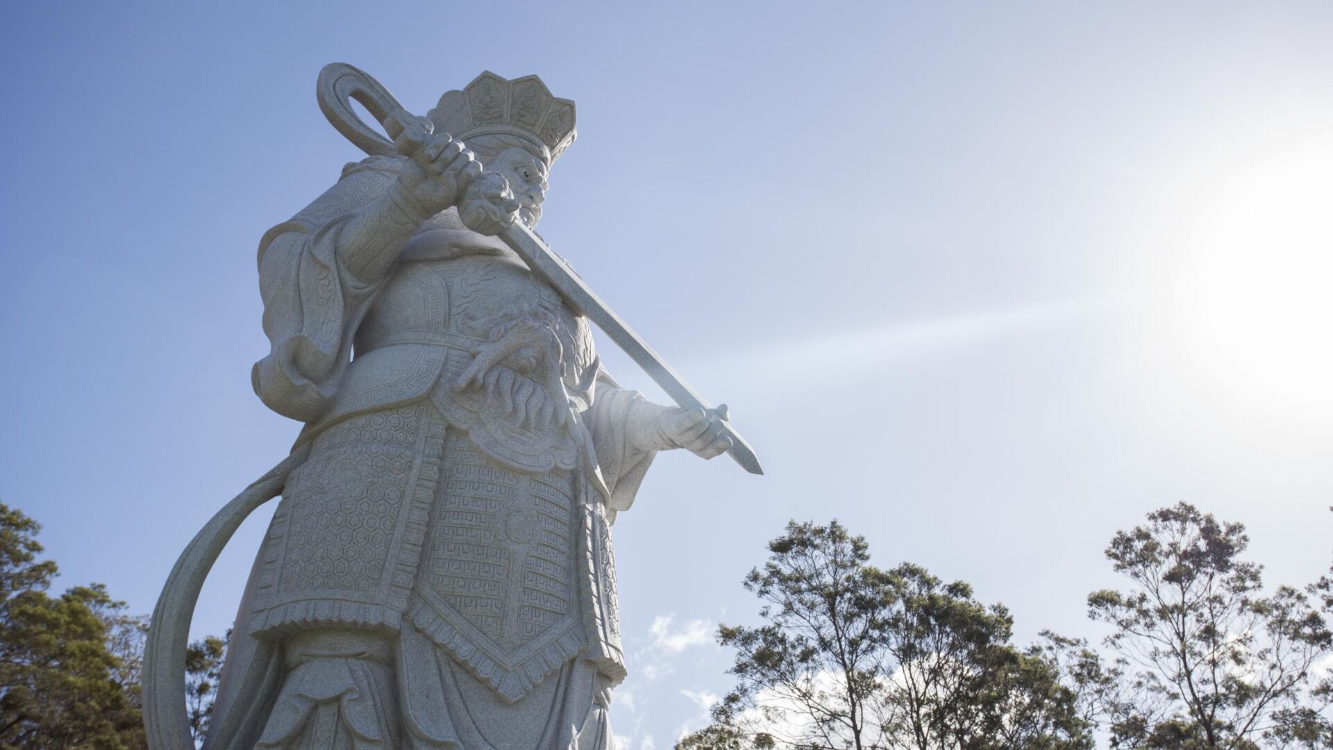 Buddhist Statue Installation