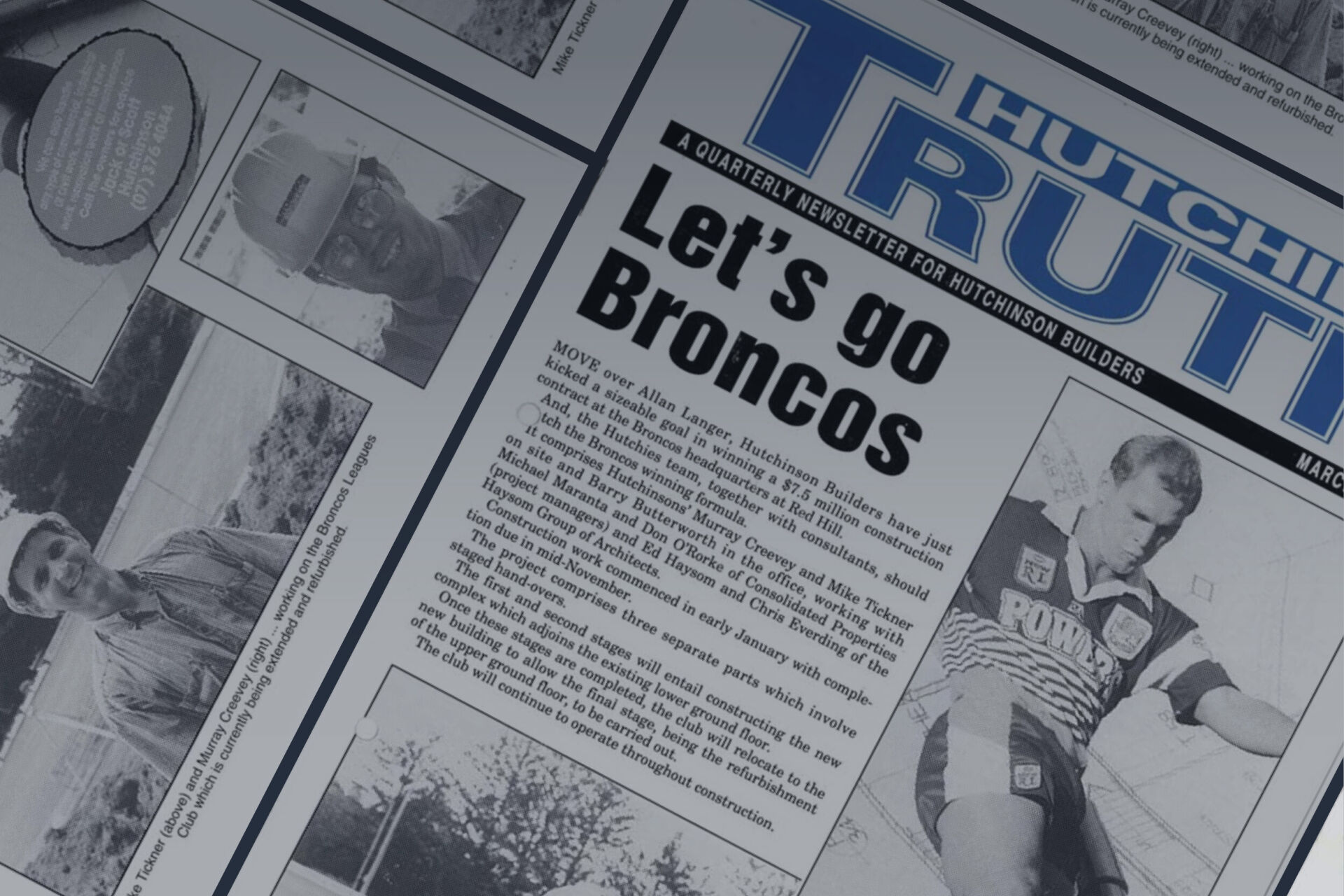 Featured in Hutchies' Truth