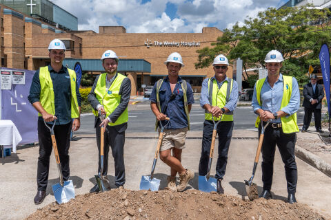 The Wesley Hospital expansion begins