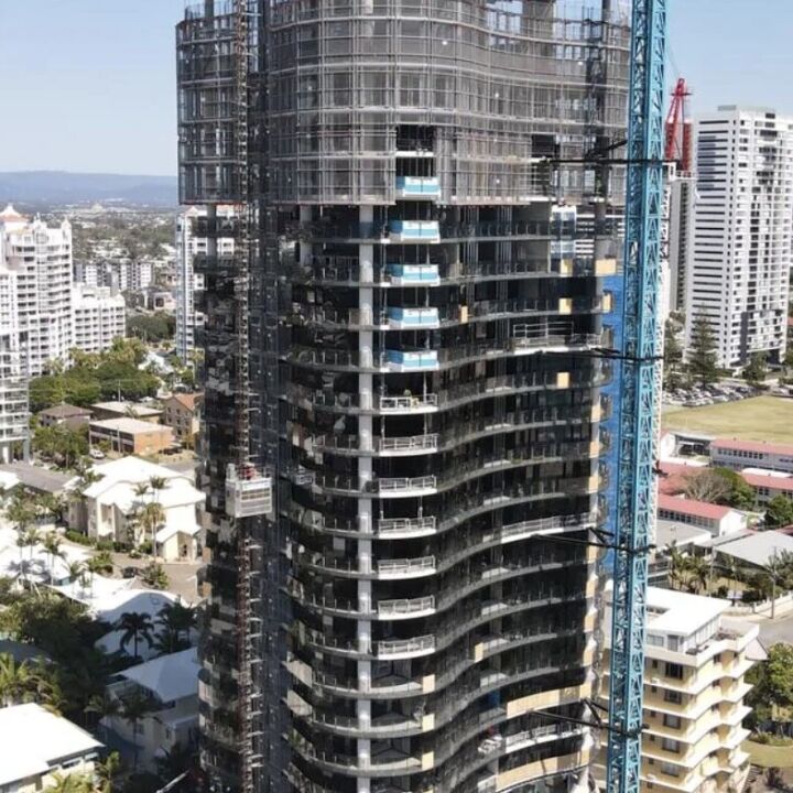 Gold Coast development: Sunland Group’s $250m Hedges Ave tower reaches two-thirds mark