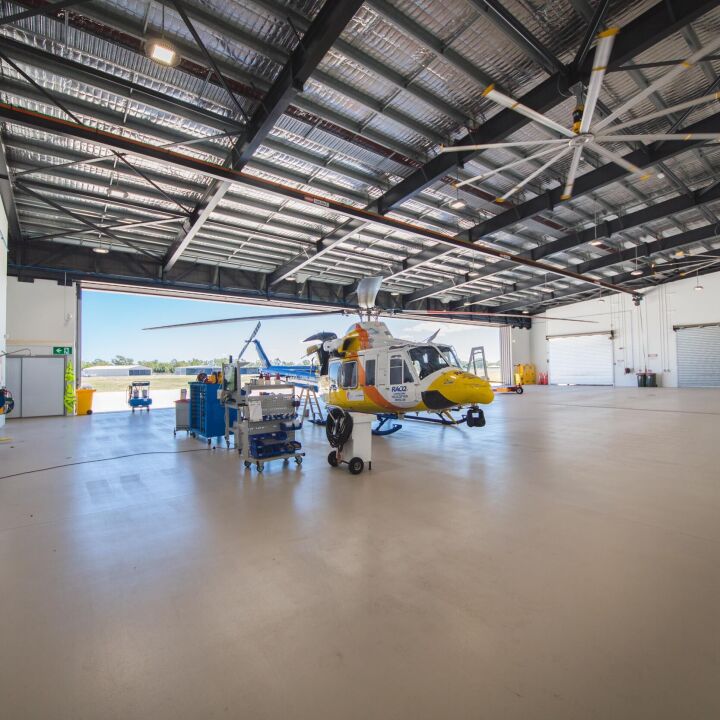 RACQ Capricorn Helicopter Rescue Service Hangar