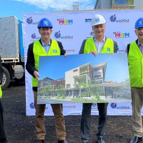 Hutchies kicks off Wishlist's Bright Place centre