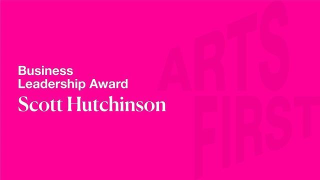 Scott Hutchinson named winner of the Creative Partnerships Australia Award