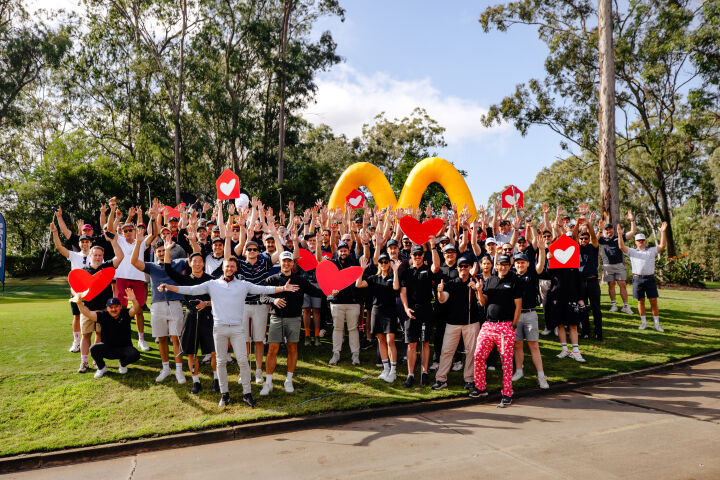 Supporting Ronald McDonald House golf day at Brookwater