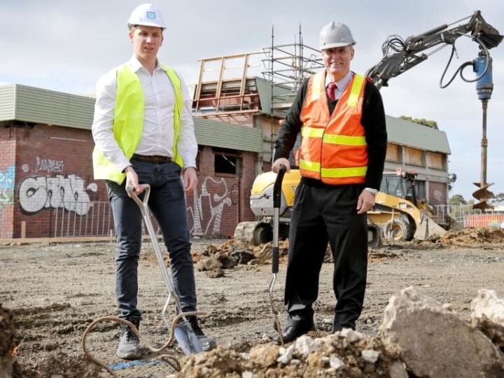 Work begins on Kingston Community Hub on former high school site