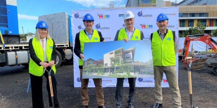 Hutchies kicks off Wishlist's Bright Place centre