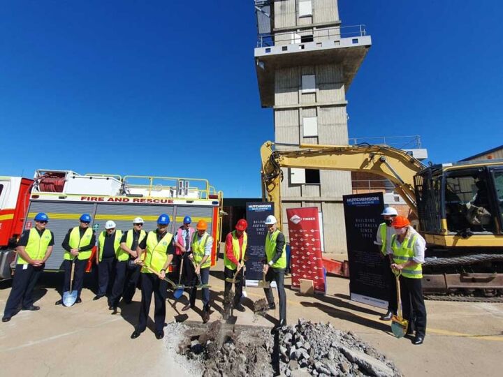 Construction begins on first Australian mass timber fire station in Maryborough